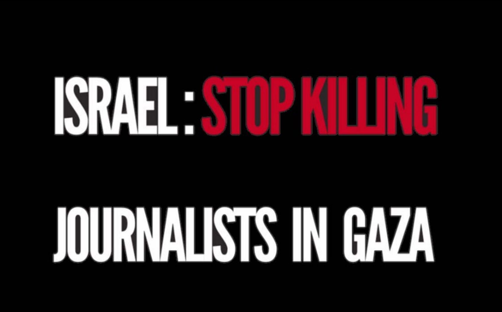 NVJ doet voor de collega’s in Gaza mee aan demonstratie "De Rode Lijn" 18 mei in Den Haag