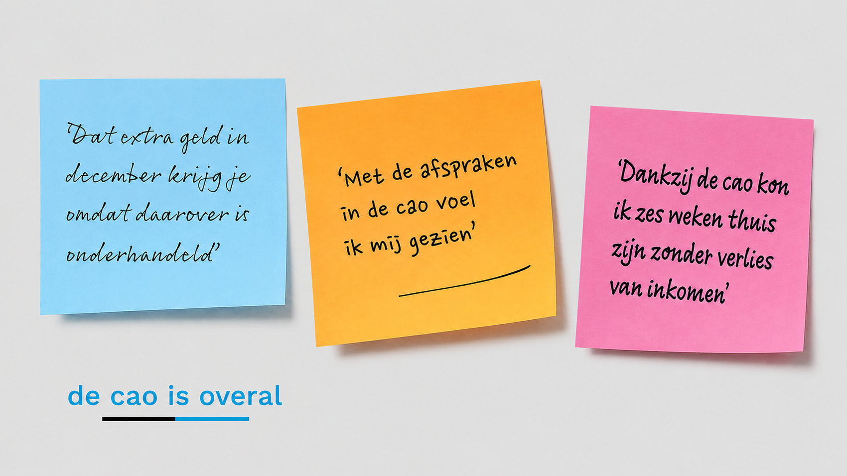 Cao-traject Publieke Omroep